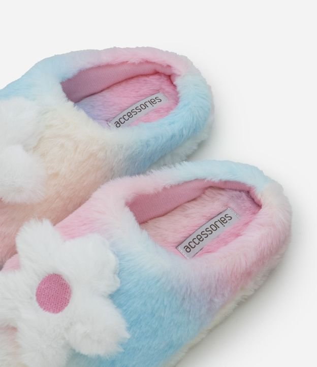 Pantufla en Fleece Felpado con Detalle Delantero - Talle 30 al 36 3