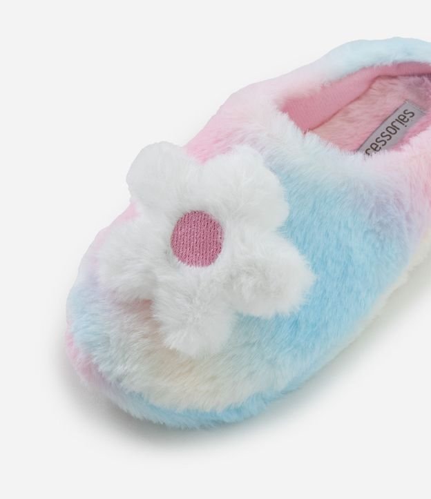 Pantufla en Fleece Felpado con Detalle Delantero - Talle 30 al 36 5