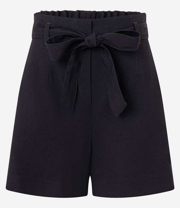 Short Clochard Sastre en Viscosa con Cinturón Lazo 5