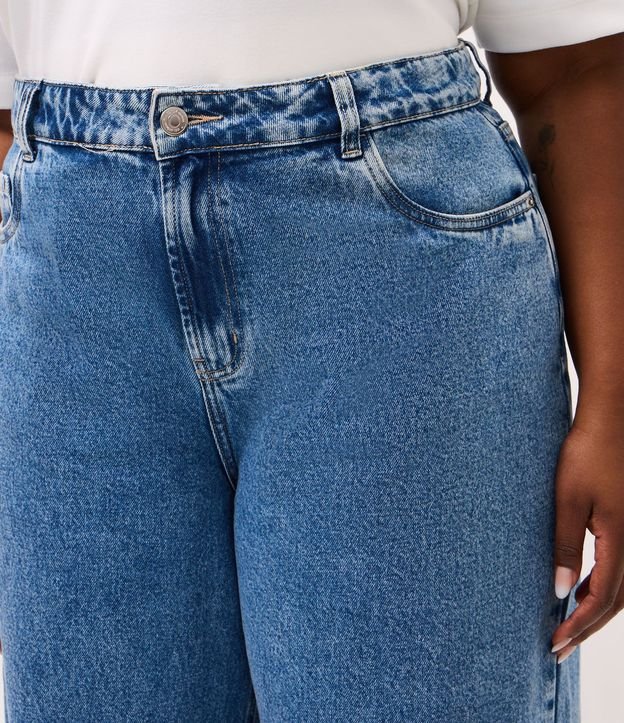 Pantalón Wide Leg Básica en Jeans Curve & Plus Size 3