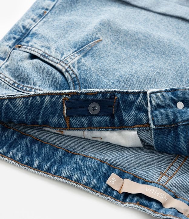 Short Mom en Jeans con Recorte y Bajo Plegado Curve & Plus Size 11