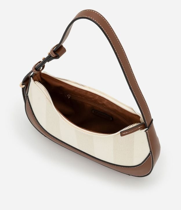 Cartera Baguette Mediana con Rayas Boho Romántico 6