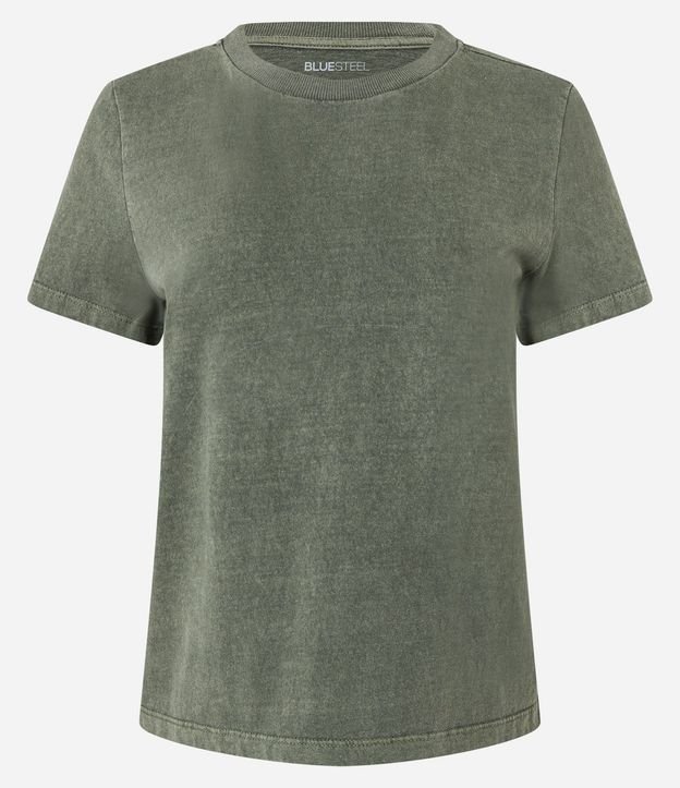 Remera T-shirt en Algodón Desteñido 4