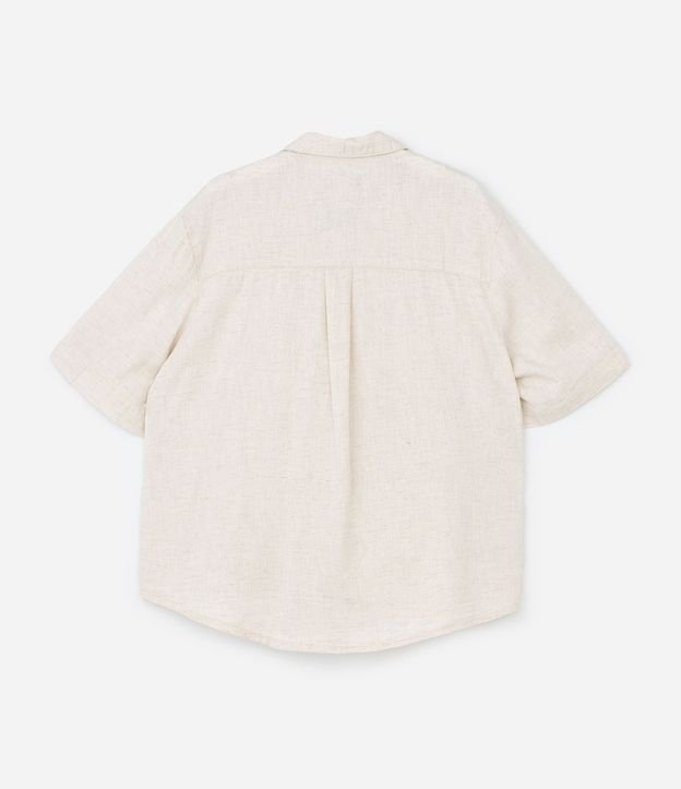 Camisa en Sarga con Bolsillos Curve & Plus Size 7