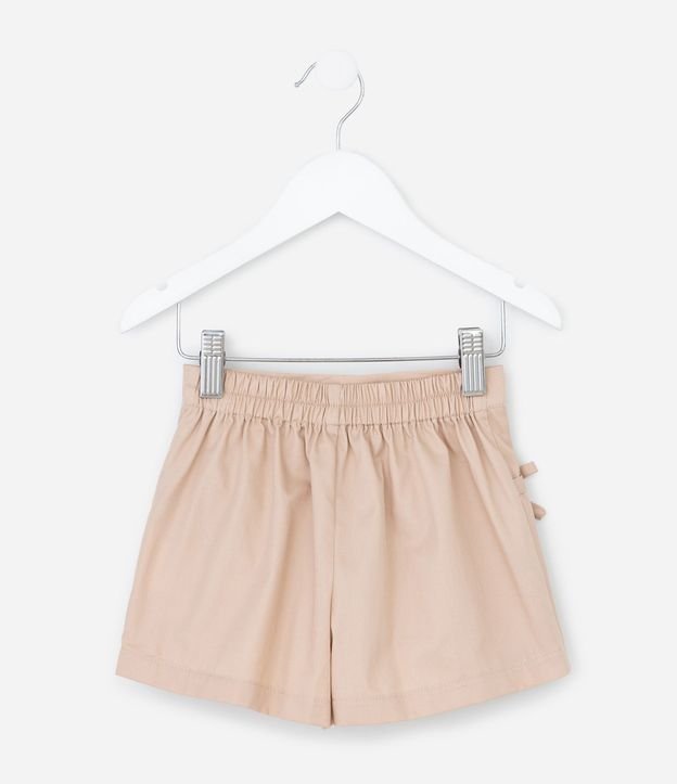 Short Pollera Infantil en Algodón con Pliegues y Moñitas – Talle 1 a 6 años 3