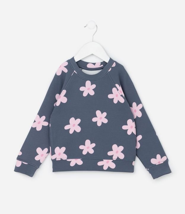 Saco Infantil en Algodón con Estampa Floral Bold – Talle 1 a 5/6 años 2
