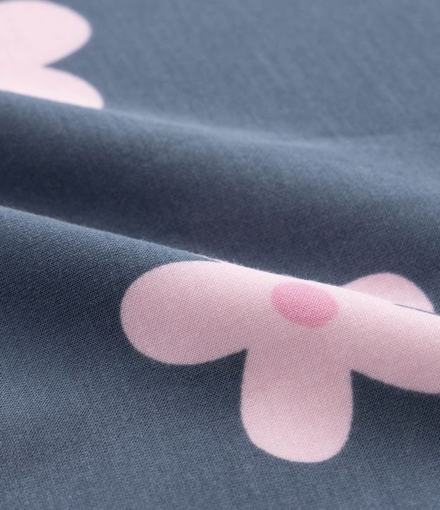 Saco Infantil en Algodón con Estampa Floral Bold – Talle 1 a 5/6 años 4