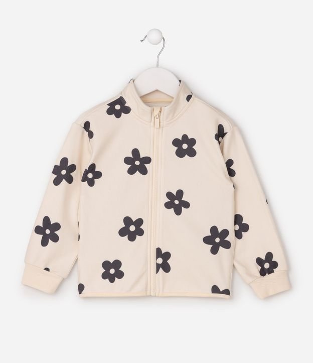 Campera Infantil Manga Larga Estampa Floral - Talle 1 a 6 años 1
