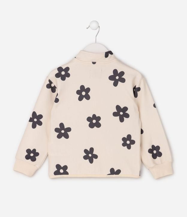 Campera Infantil Manga Larga Estampa Floral - Talle 1 a 6 años 2