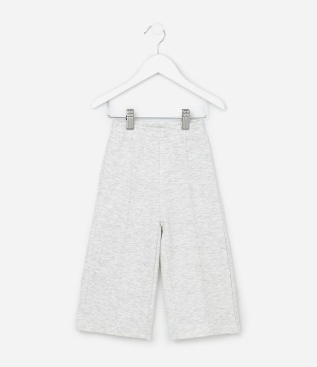 Pantalón Infantil Wide Leg en Algodón sin Felpa – Talle 1 a 6 años 2