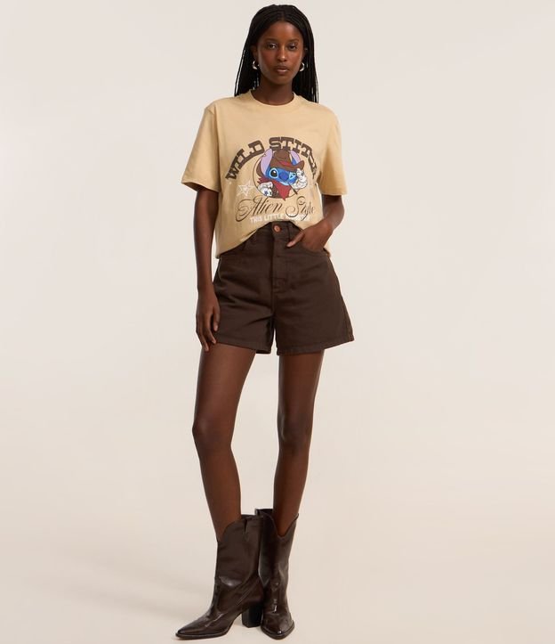 Remera T-Shirt en Algodón con Estampa Stitch Cowboy 2