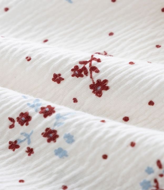 Pollera Infantil en Anarruga con Estampa Floral Liberty - Talle 7 a 14 años 4