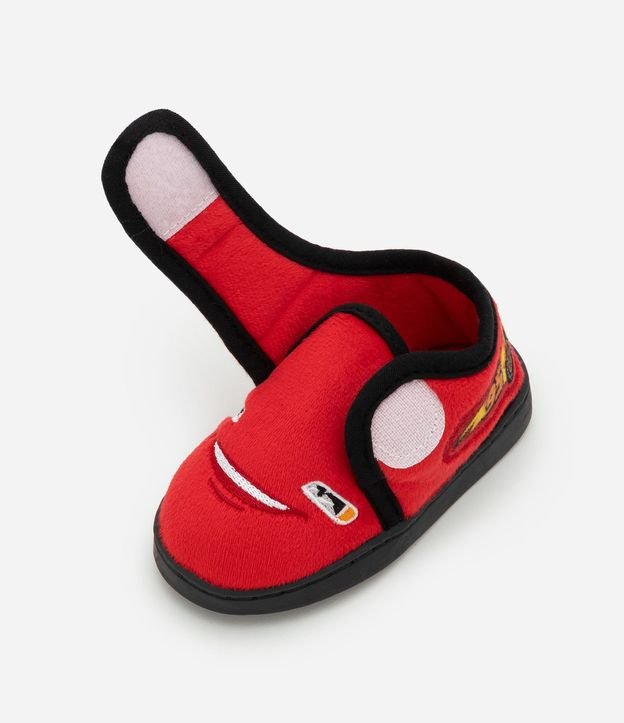 Pantufla Infantil Cerrada en Fleece con Estampa de Cars del Rayo McQueen – Talle 19/20 a 27/28 3