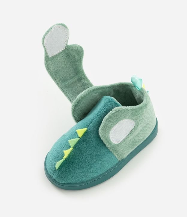 Pantufla Infantil Cerrada con Cretas de Dinosaurio – Talle 19 a 28 3
