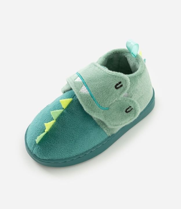Pantufla Infantil Cerrada con Cretas de Dinosaurio – Talle 19 a 28 5