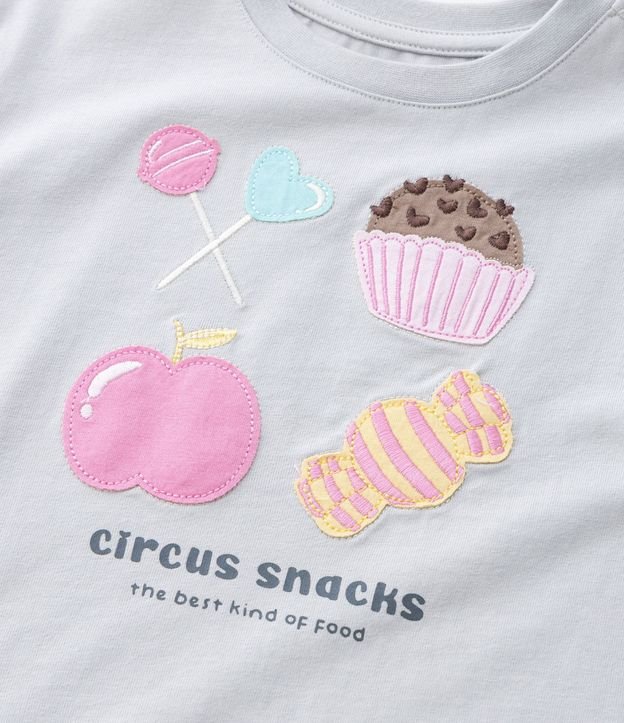 Remera Infantil en Cotton con Estampa de Doces - Talle 1 a 6 años 7