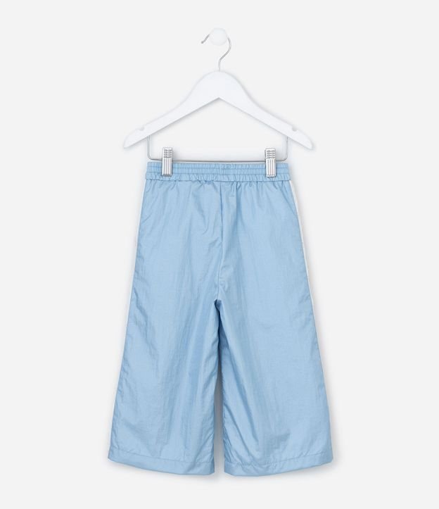 Pantalón Infantil Wide Leg en Microfibra con Recorte Lateral - Talle 1 A 6 años 3