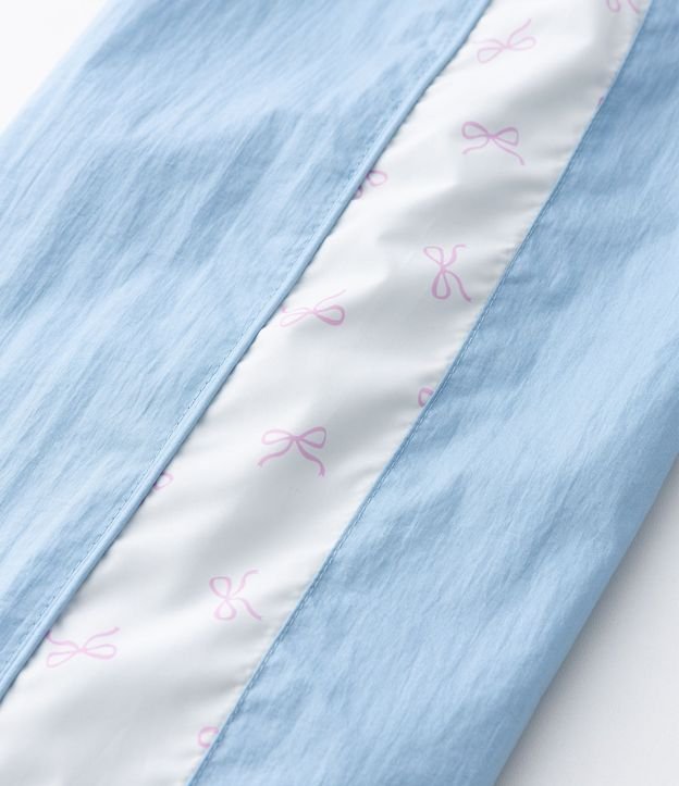 Pantalón Infantil Wide Leg en Microfibra con Recorte Lateral - Talle 1 A 6 años 5