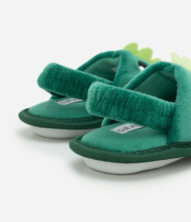Pantufla Infantil Dinosaurio con Elástico – Talle 21 a 28 2