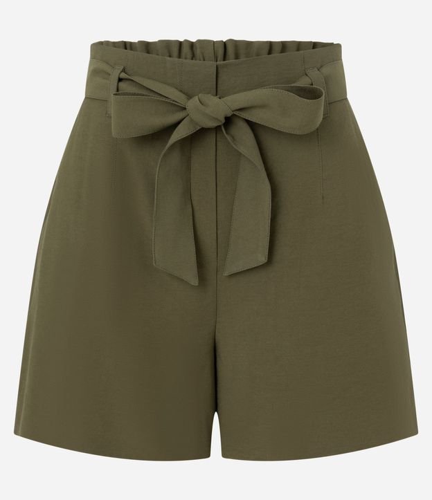 Short Clochard Sastre en Viscosa con Cinturón Lazo
