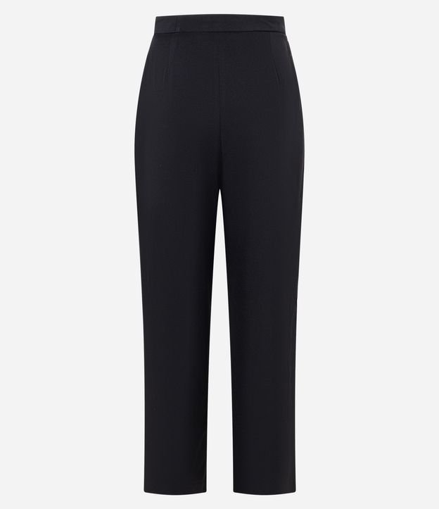 Pantalón Wide Leg sastrería de Cintura Mediana con Traspase en la Cintura 2