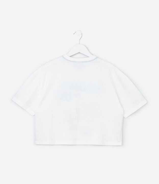 Remera Infantil Boxy con Estampa de Flores Malibu - Talle 7 a 16 años 3