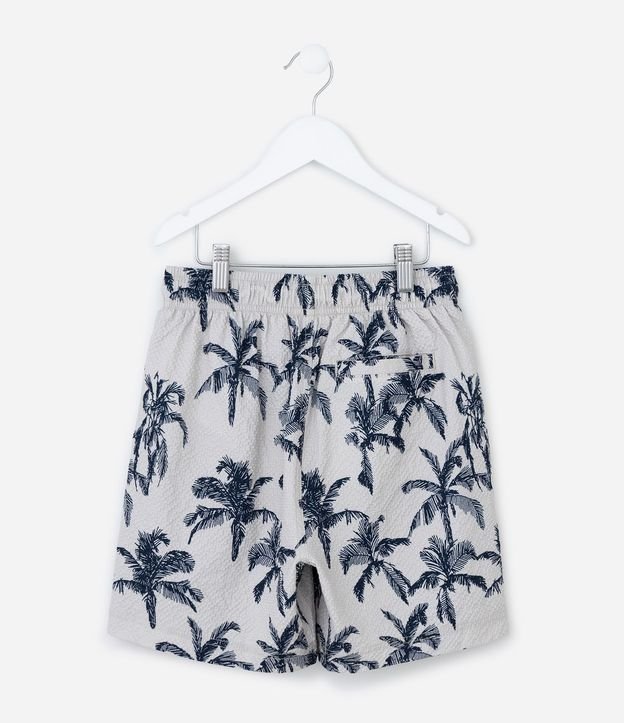 Bermuda Infantil Playera con Estampado Tropical - Talle 5 a 14 años 3