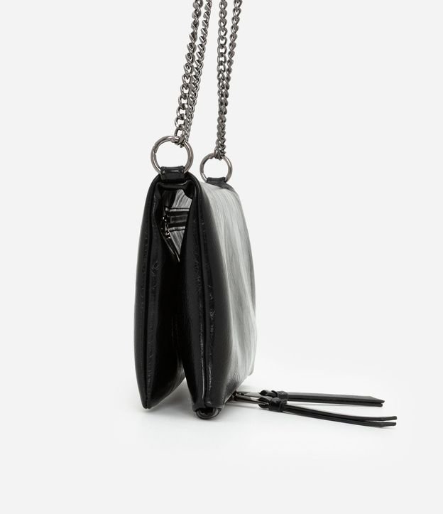 Cartera Transversal Mediana con Asa de Cadenas 3