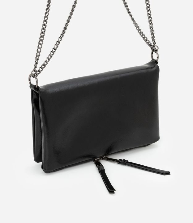 Cartera Transversal Mediana con Asa de Cadenas 7