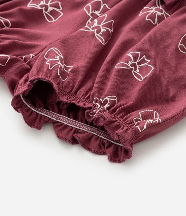 Conjunto Infantil Bata con Bolsillos y Estampado De Moñitas – Talle RN A 18 Meses 6