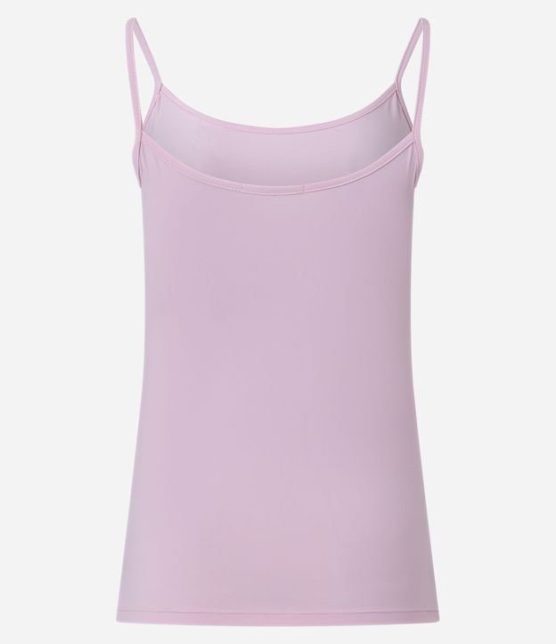 Blusa Musculosa Básica en Poliamida con Breteles Finos 8