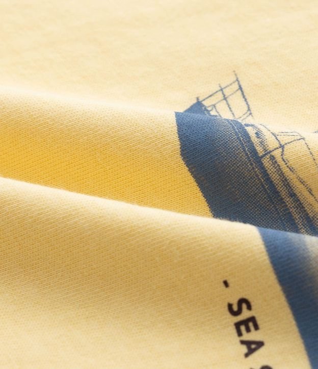 Remera Infantil Regular con Estampa de Barco Sailing Club - Talle 5 a 14 años 4