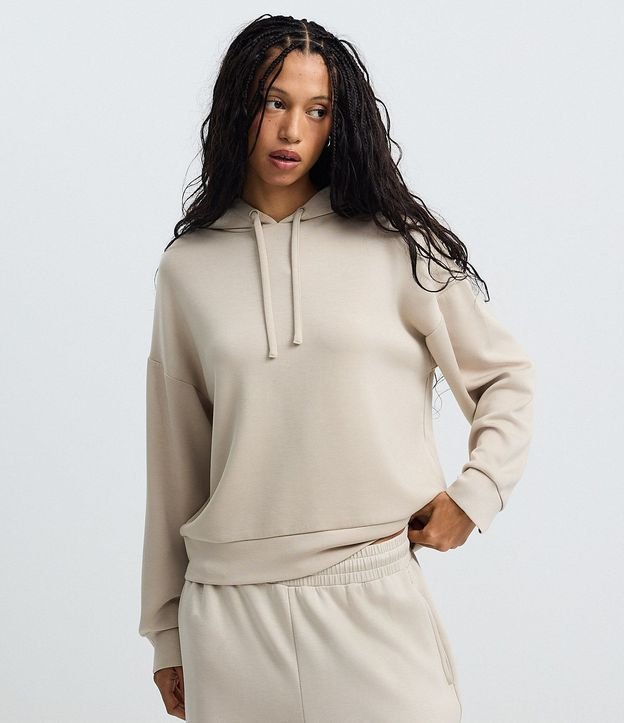 Buzo Oversized en Modal con Capucha