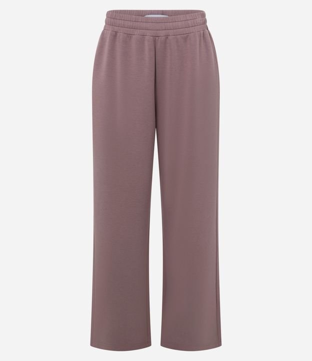 Pantalón Recto en Modal con Lazo 3