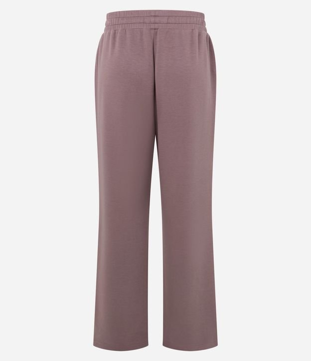 Pantalón Recto en Modal con Lazo 5