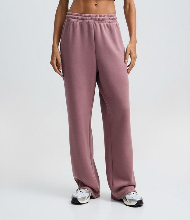 Pantalón Recto en Modal con Lazo 2
