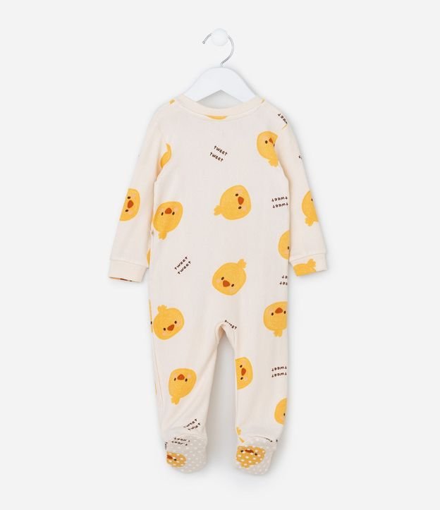 Enterito Infantil en Punto con Estampado de Pollito – Talle RN a 18 Meses 4