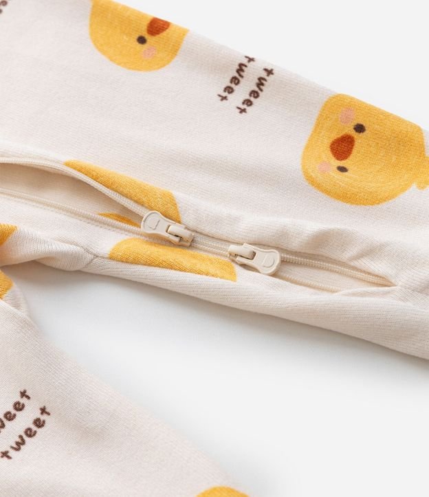 Enterito Infantil en Punto con Estampado de Pollito – Talle RN a 18 Meses 7
