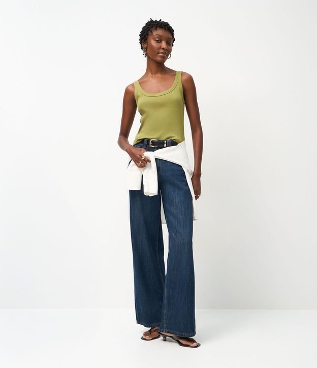 Blusa Musculosa en Rib 3
