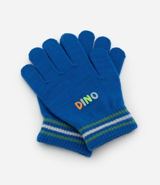 Guante Infantil en Efecto Punto con Detalle Dino – Talle 3 a 8 3