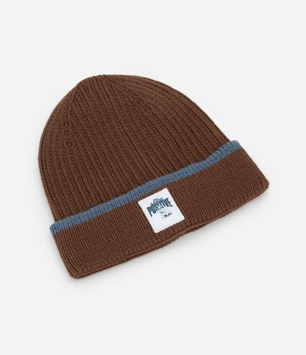 Gorro Infantil en Efecto Punto Patchwork con Carpincho – Tam 1