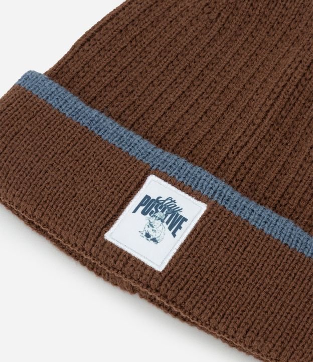 Gorro Infantil en Efecto Punto Patchwork con Carpincho – Tam 2