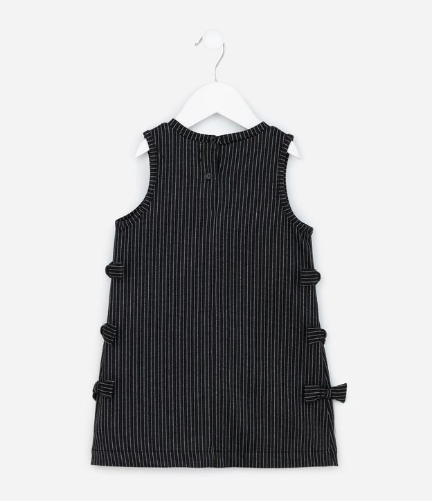 Vestido Infantil en Jacquard con Moñitas Laterales – Talle 1 a 6 años 3