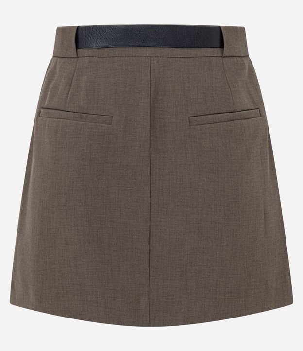 Short Pollera Reto con Cinturón y Alfaiatado 6