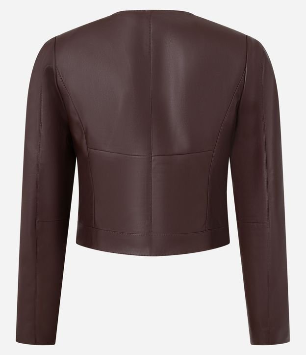Campera en PU con Hombrera y Cremallera 6