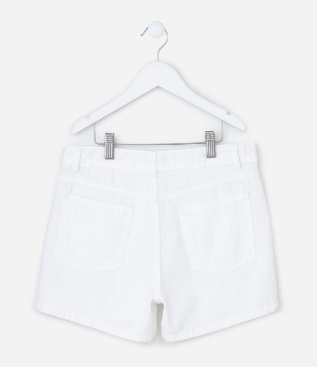 Short Infantil Regular en Jeans con Bordado de Estrellas - Talle 5 a 14 años 2