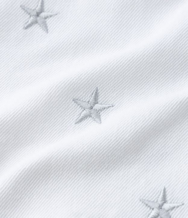 Short Infantil Regular en Jeans con Bordado de Estrellas - Talle 5 a 14 años 3