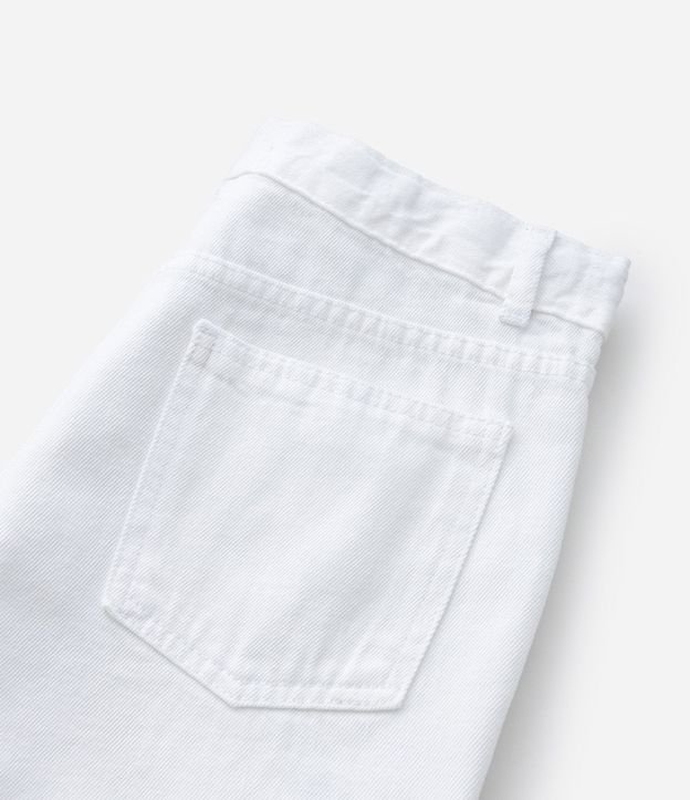 Short Infantil Regular en Jeans con Bordado de Estrellas - Talle 5 a 14 años 4