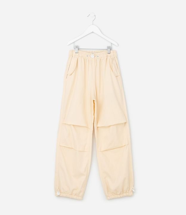 Pantalón Infantil Parachute en Tricolina con Bolsillo Cargo - Talle 5 a 14 años