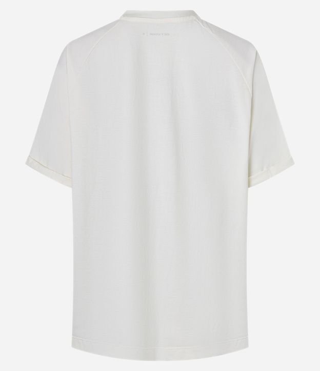 Remera Oversized Deportiva en Algodón con Estampa Wellness 5